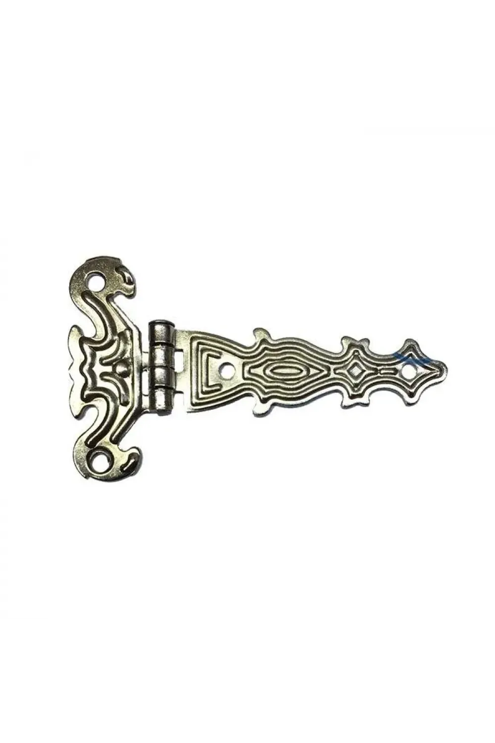 Dekoratif, Sac Tek Kuyruklu Menteşe - 40x68 Mm, Küçük, Nikel, 1 Adet
