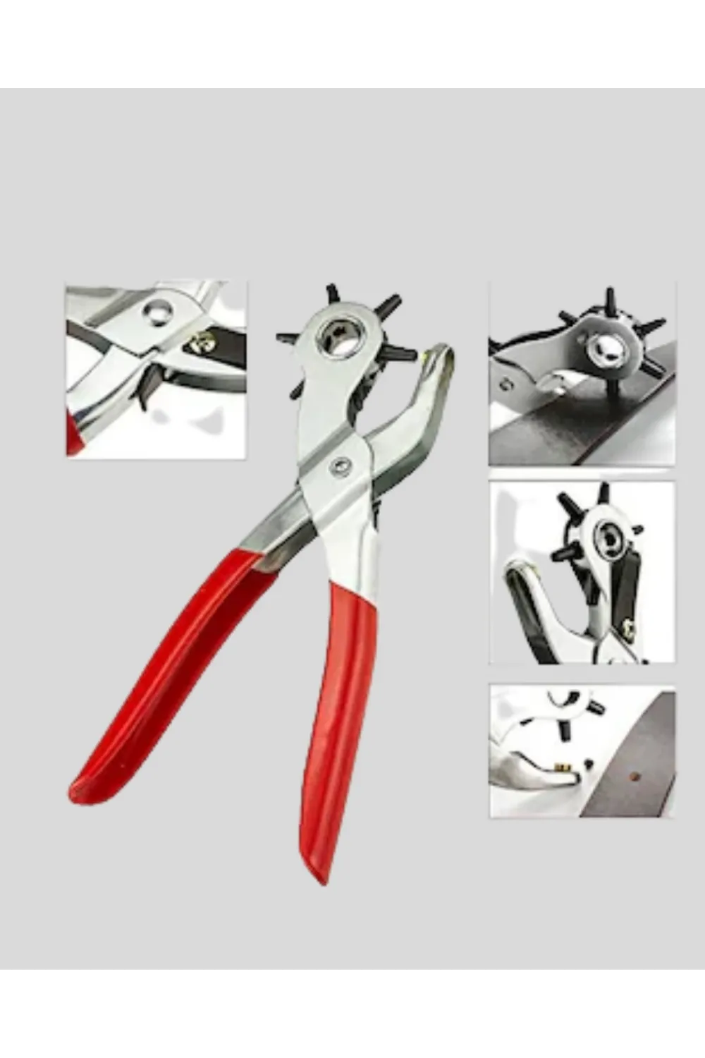 Delme Pensesi 6 Başlıklı Çok Amaçlı Paslanmaz Çelik Ergonomik