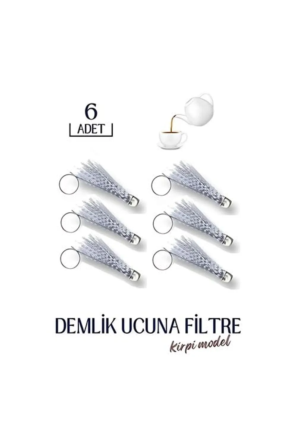 Demlik Ucuna Pratik Filtre 6 Adet 718918