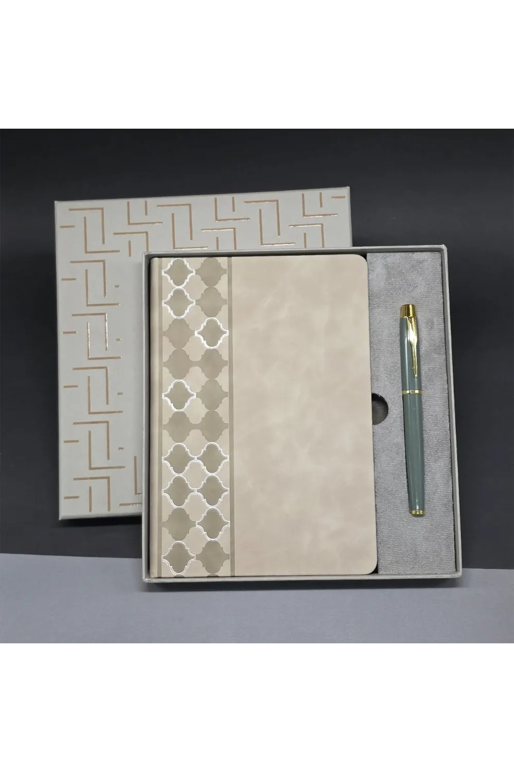 Deri Defter Ve Kalem Set
