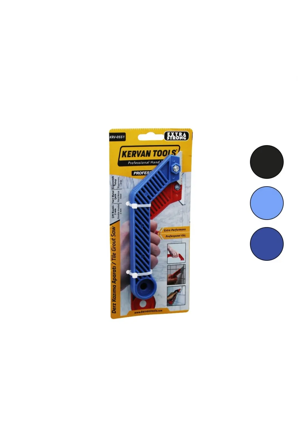 Derz Kazıyıcı Çift -testere Ağızlı - 2mm Askılık Delikli Plastik L