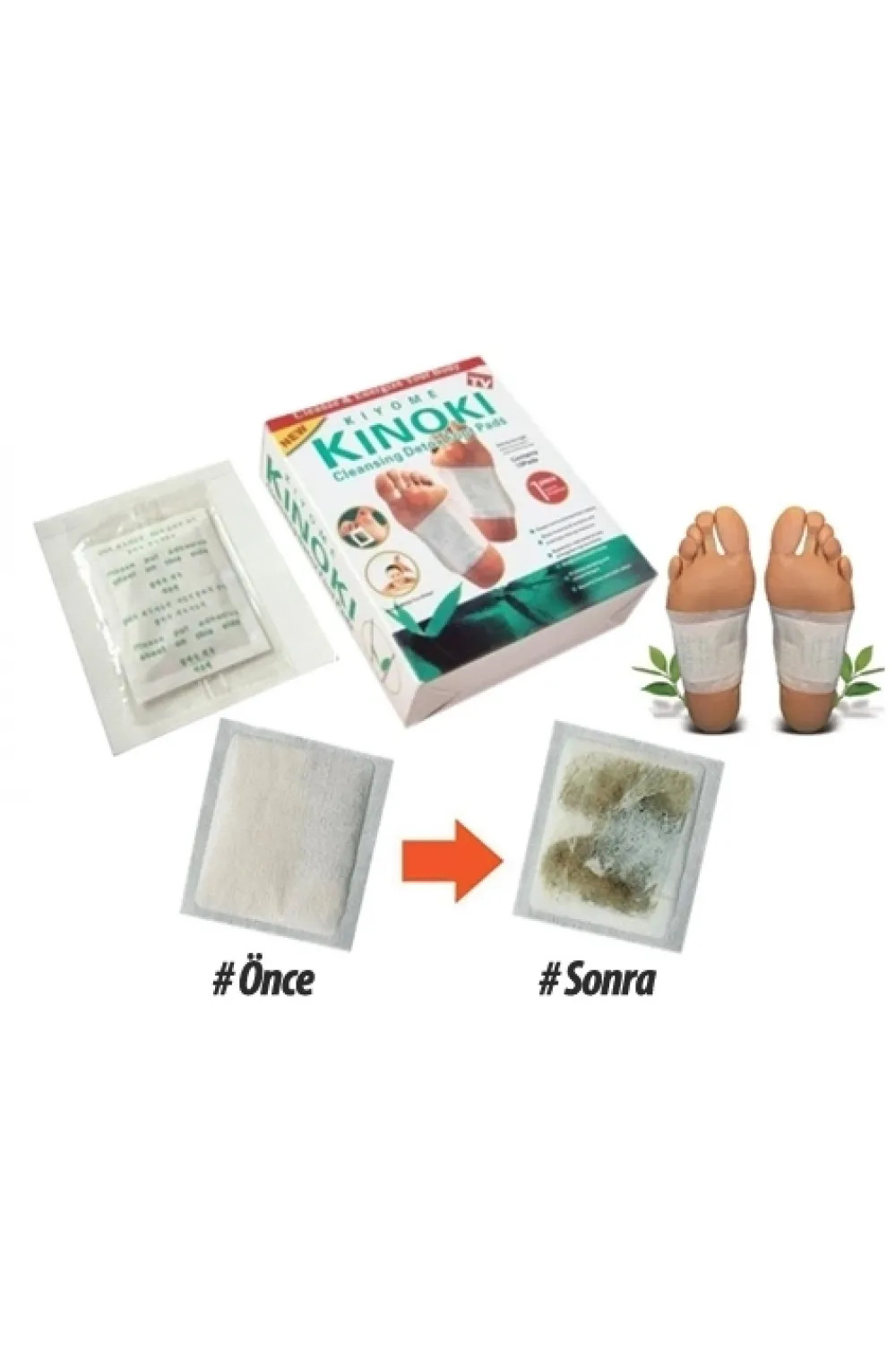 Detox Ayak Bandı (10 Adet) Paket