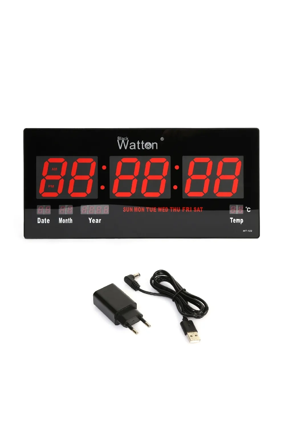 Dijital Duvar Ve Masa Saati Wt-109