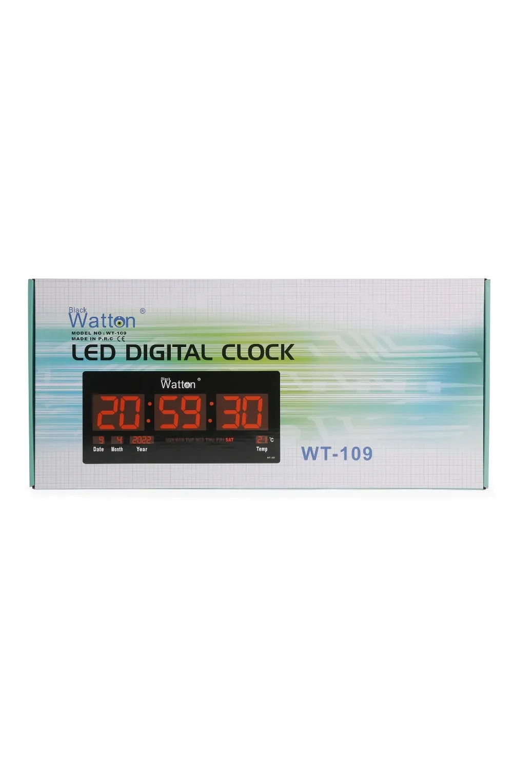 Dijital Duvar Ve Masa Saati Wt-109