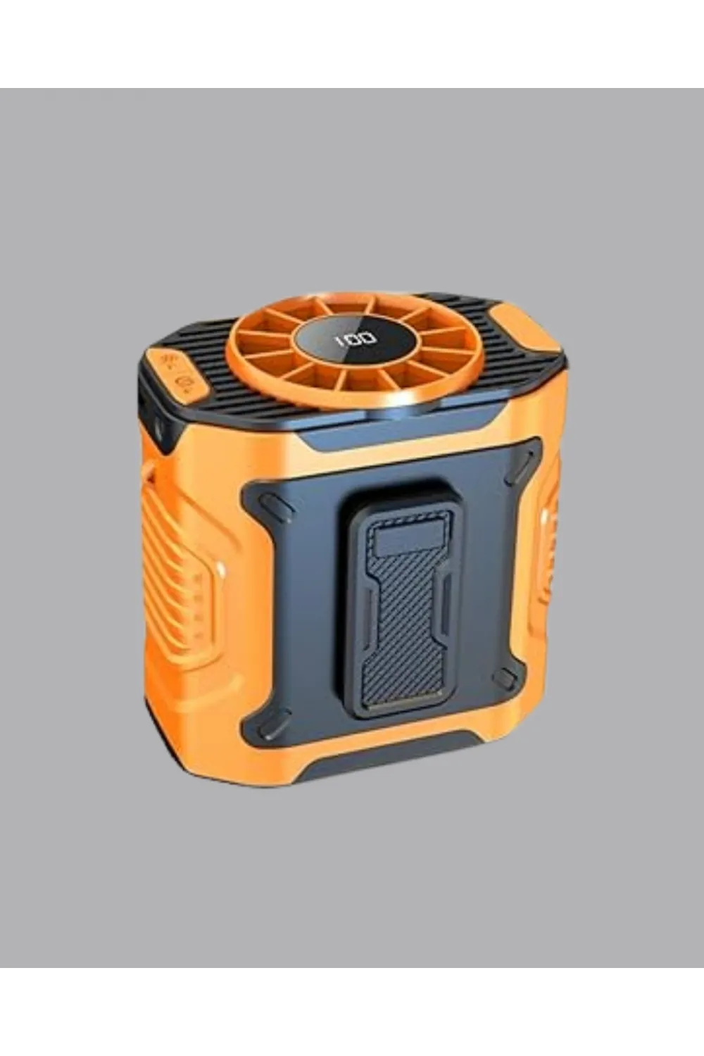 Dijital Ekranlı Turbo Mini Fan – 3 Kademeli Hız, Sessiz Çalışma Ve Type-c Şarj