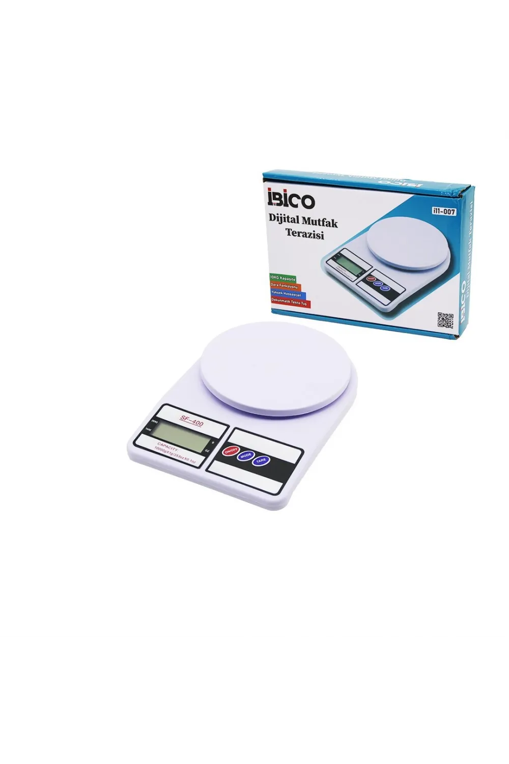 Dijital - Pilli Mutfak Terazisi Tartı 10kg / 1gr