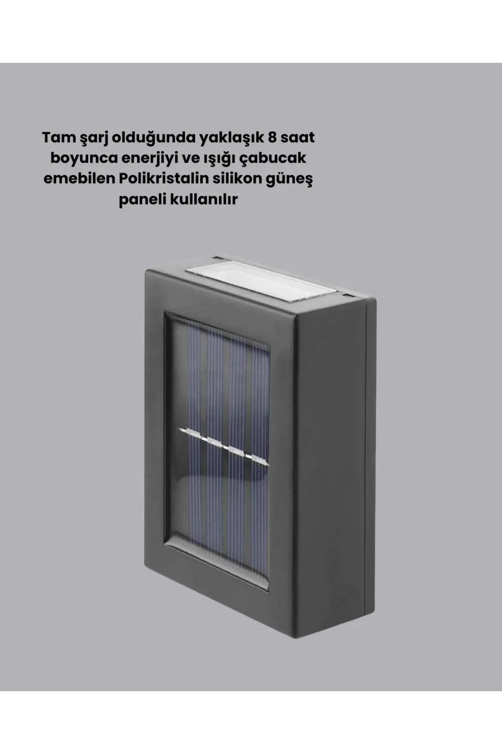 Dış Mekan Güneş Paneli İle Aydınlatma Lambası