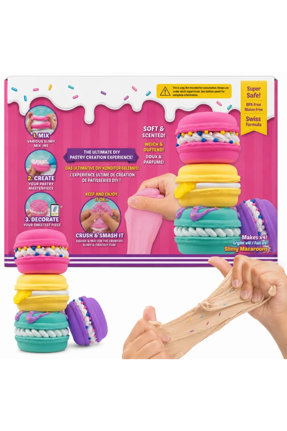 DIY Macaron Slime Seti