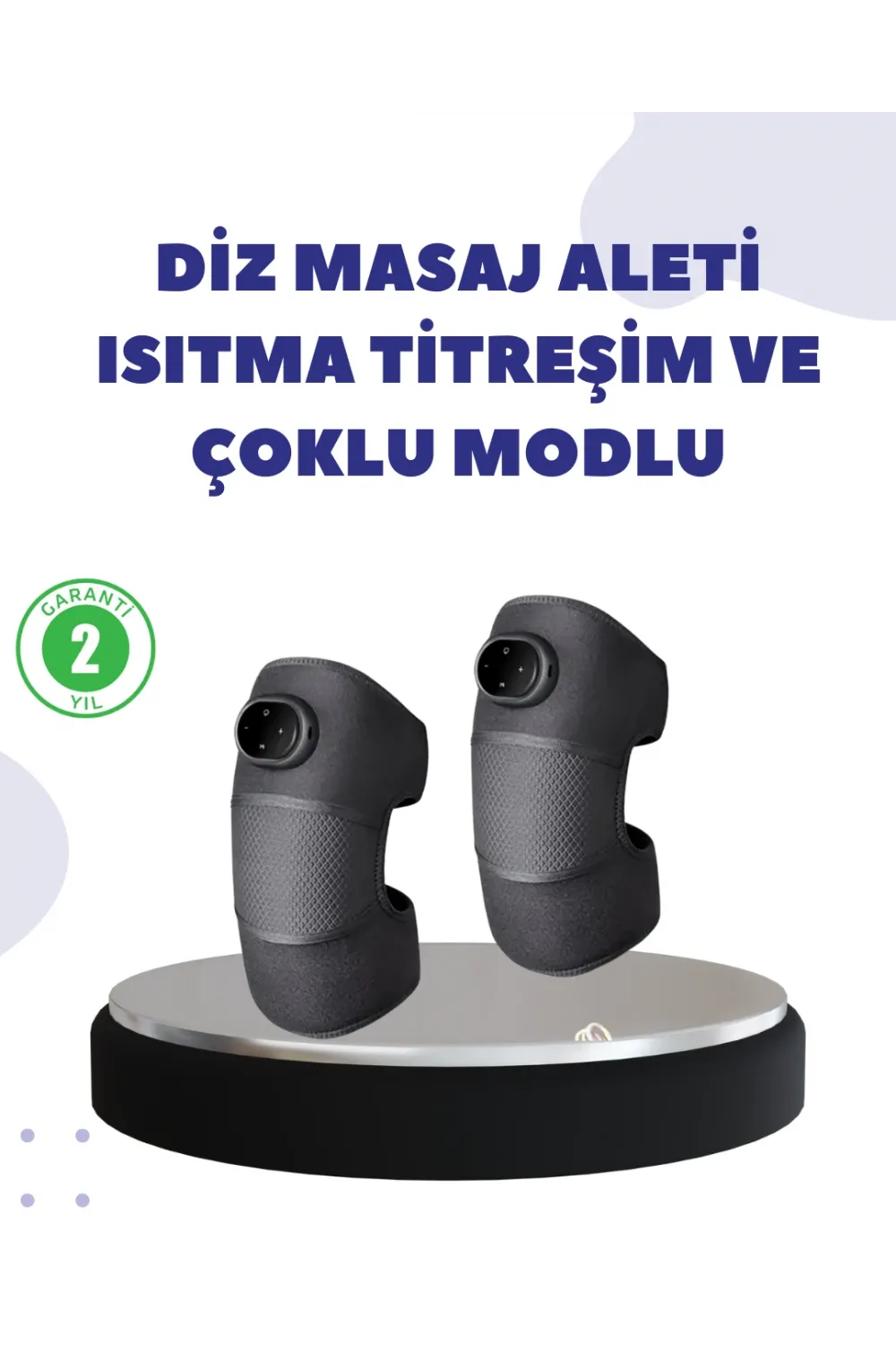Diz Ve Dirsek İçin Isıtmalı Masaj Dizlik Aparatı