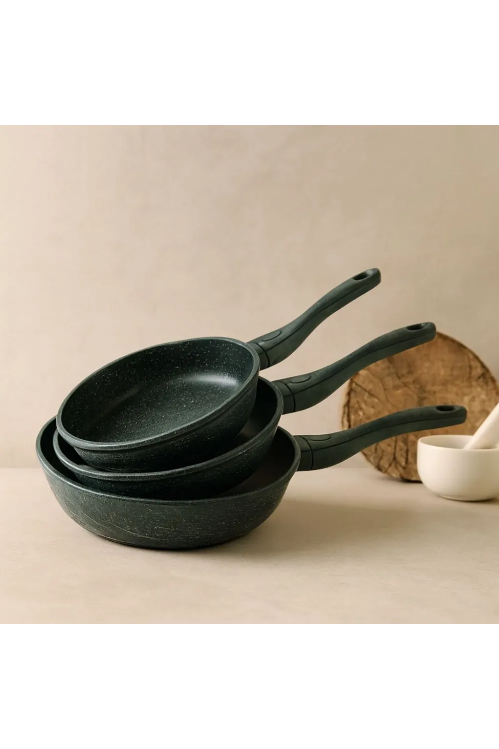 Döküm Tava Seti 3lü (20-24-28 cm)