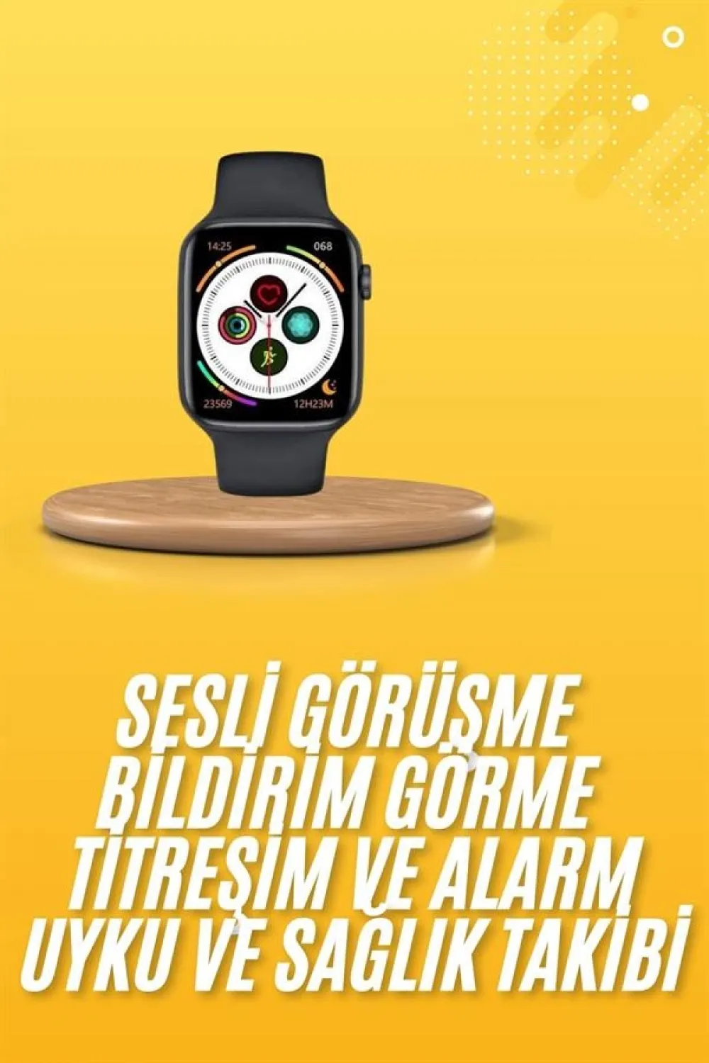 Dokunmatik Ekran Akıllı Saat Tema Değiştirme Şık Ve Modern Unısex