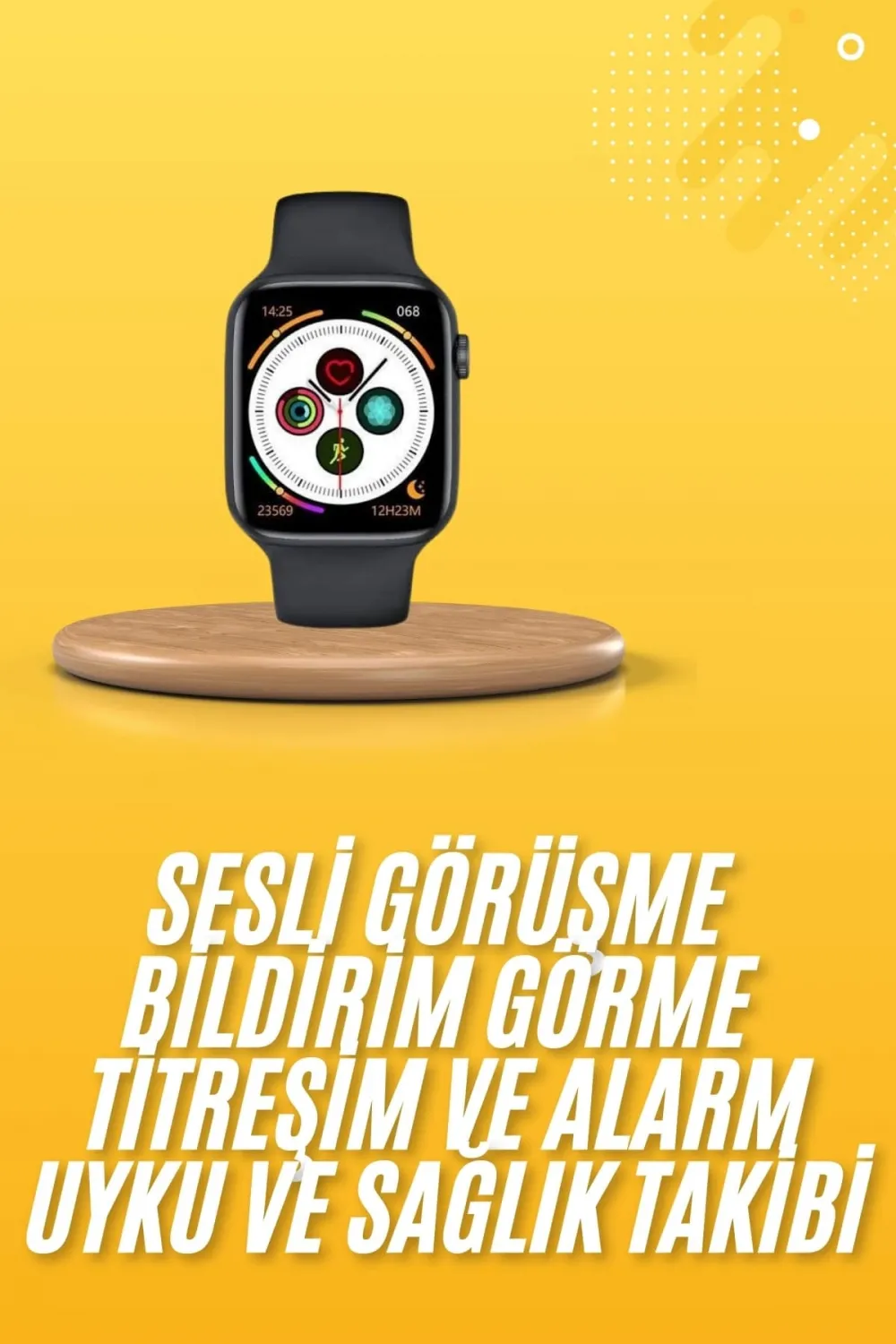 Dokunmatik Ekran Akıllı Saat Tema Değiştirme Şık Ve Modern Unısex