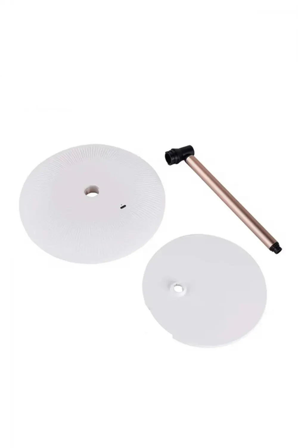 Dokunmatik led ışıklı yuvarlak 180° ayarlanabilir 3 farklı renk