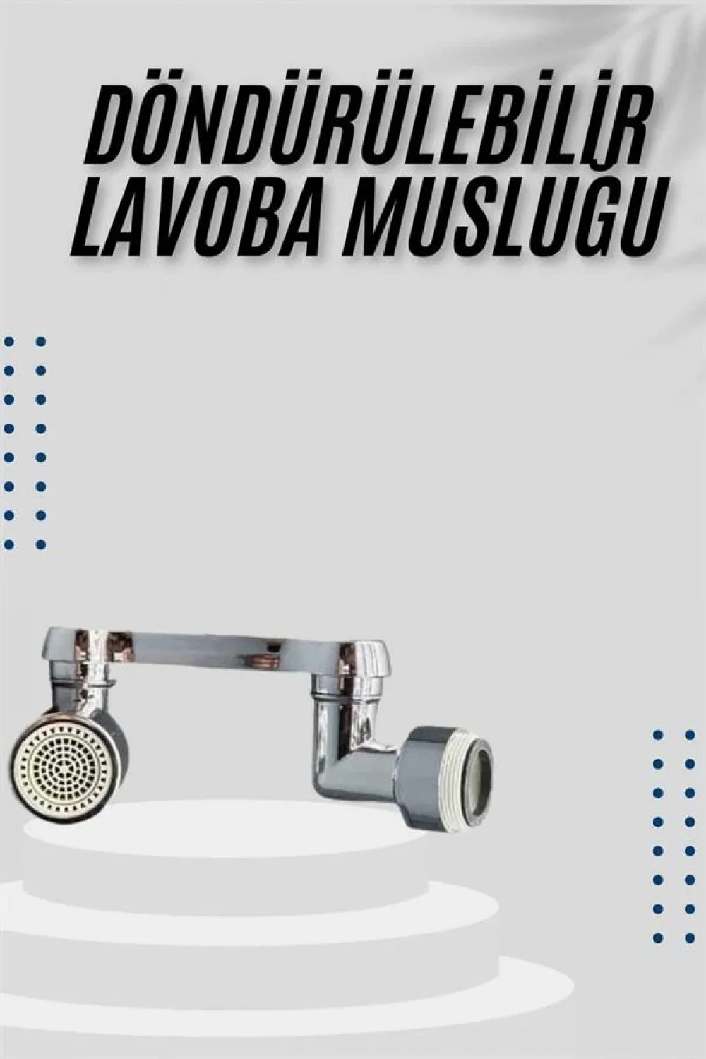 Dönebilen Musluk Başlığı Akrobat Mutfak Banyo Musluk Ucu Başlığı Oynar Başlıklı