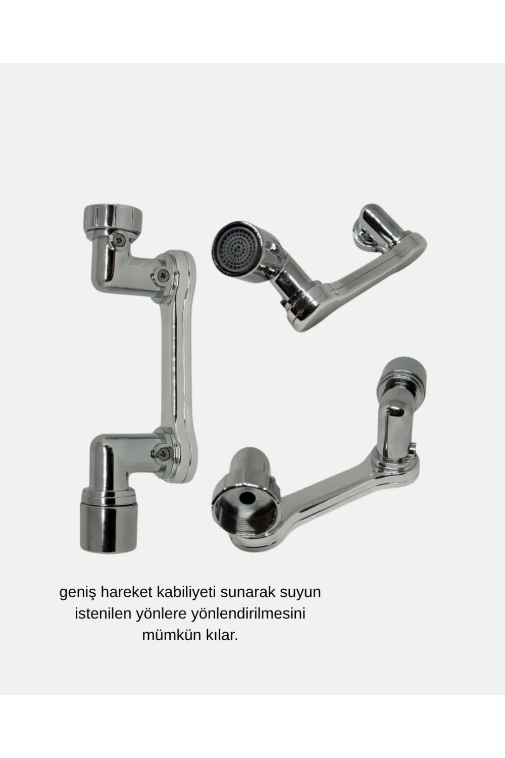 Dönebilir Musluk Başlığı – Lavabo Temizliği Ve El-yüz Yıkamada Maksimum Rahatlık