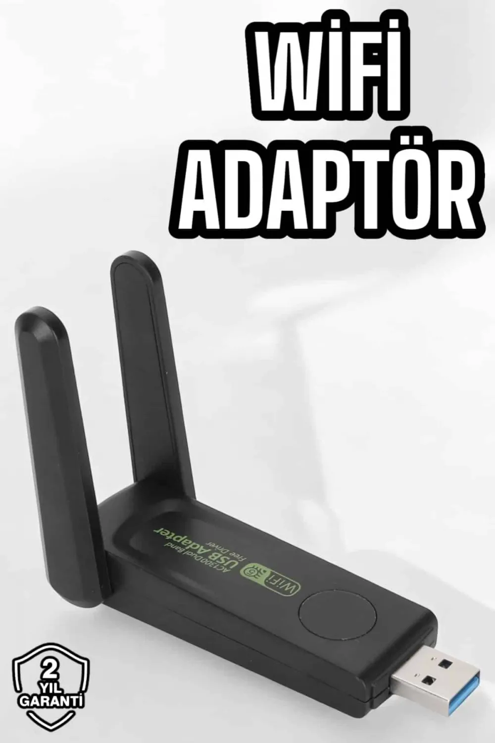 Dual Band Wifi Alıcı Adaptör Usb 3.0 Destekli