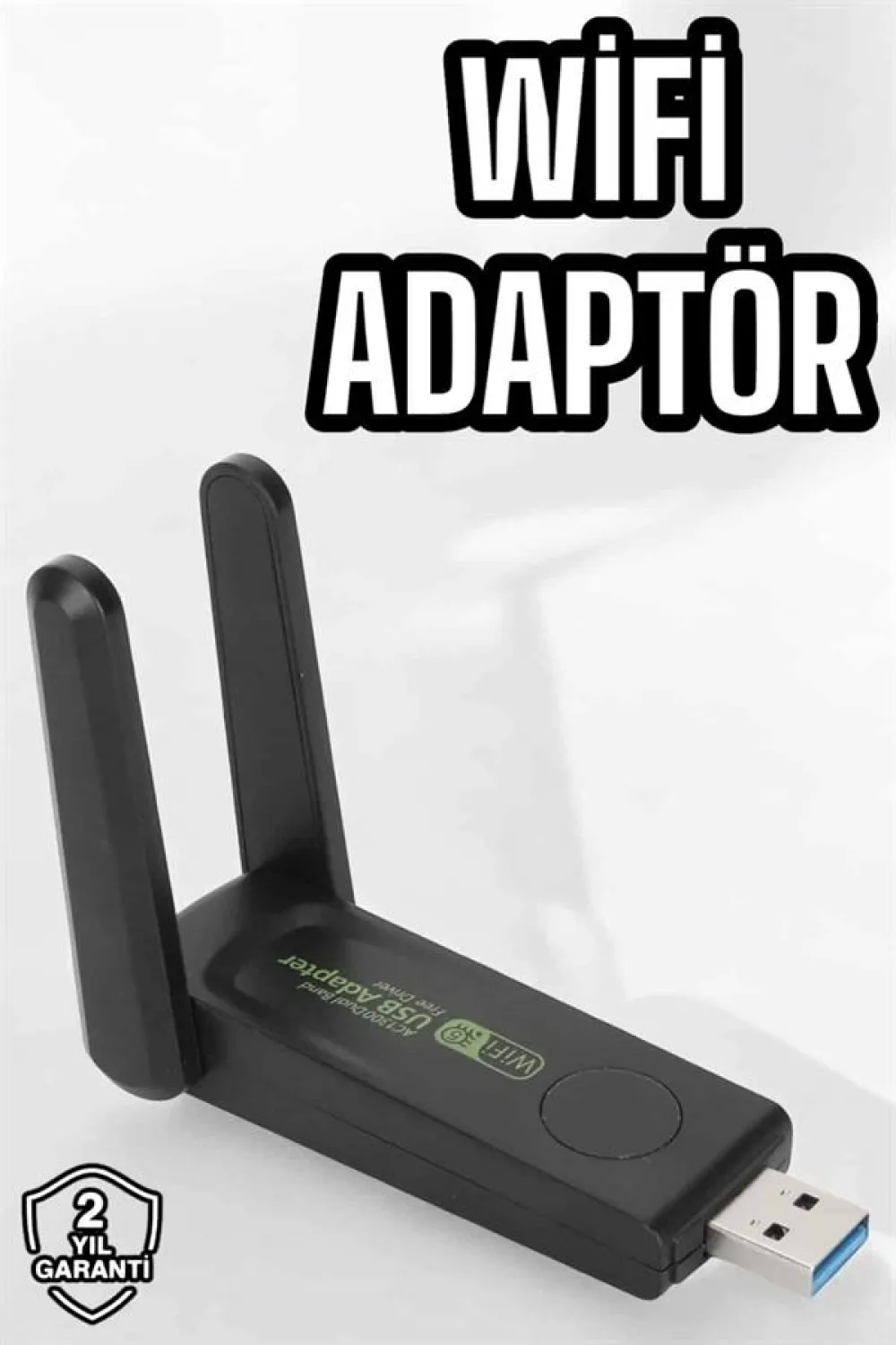 Dual Band Wifi Alıcı Adaptör Usb 3.0 Destekli
