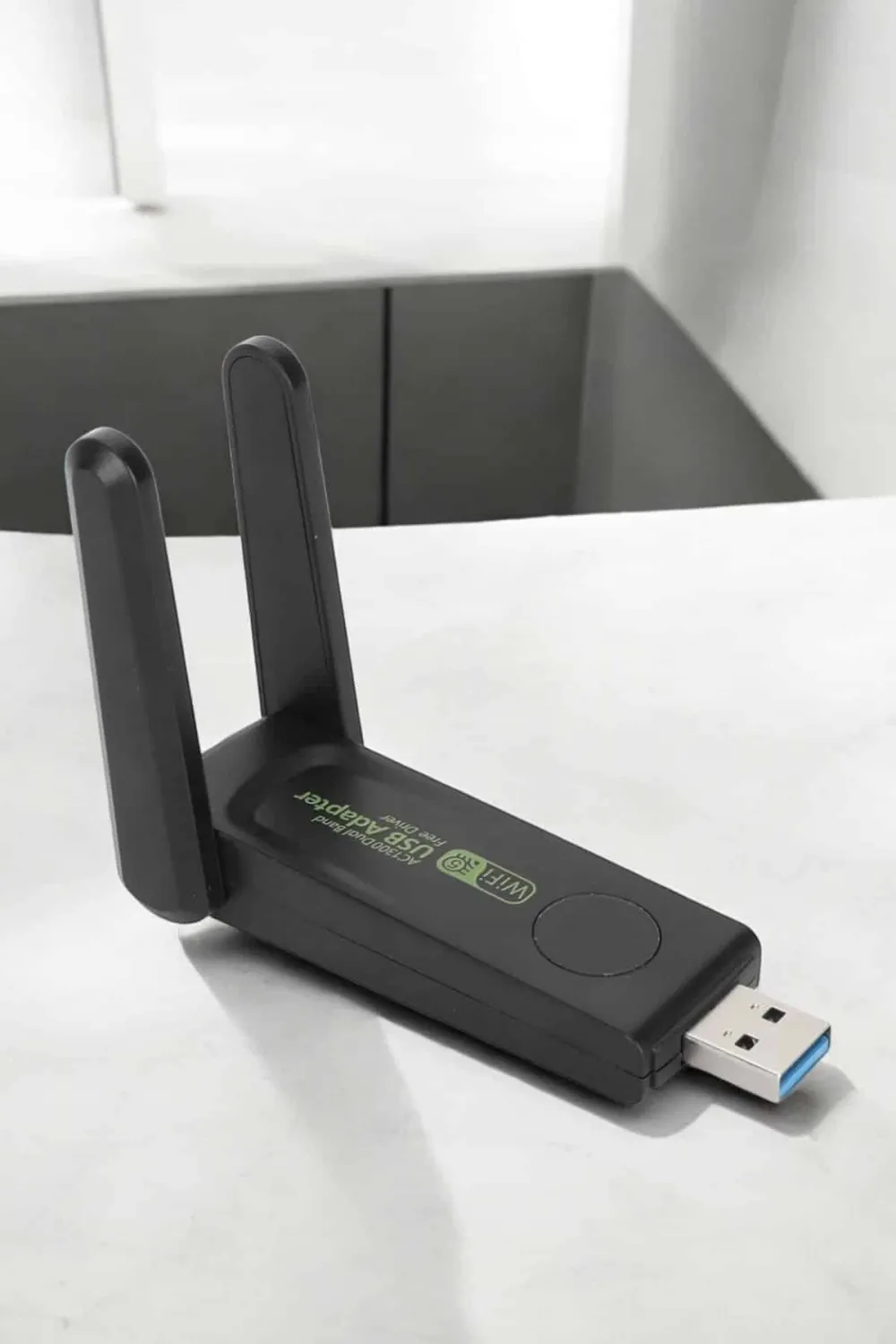 Dual Band Wifi Alıcı Adaptör Usb 3.0 Destekli