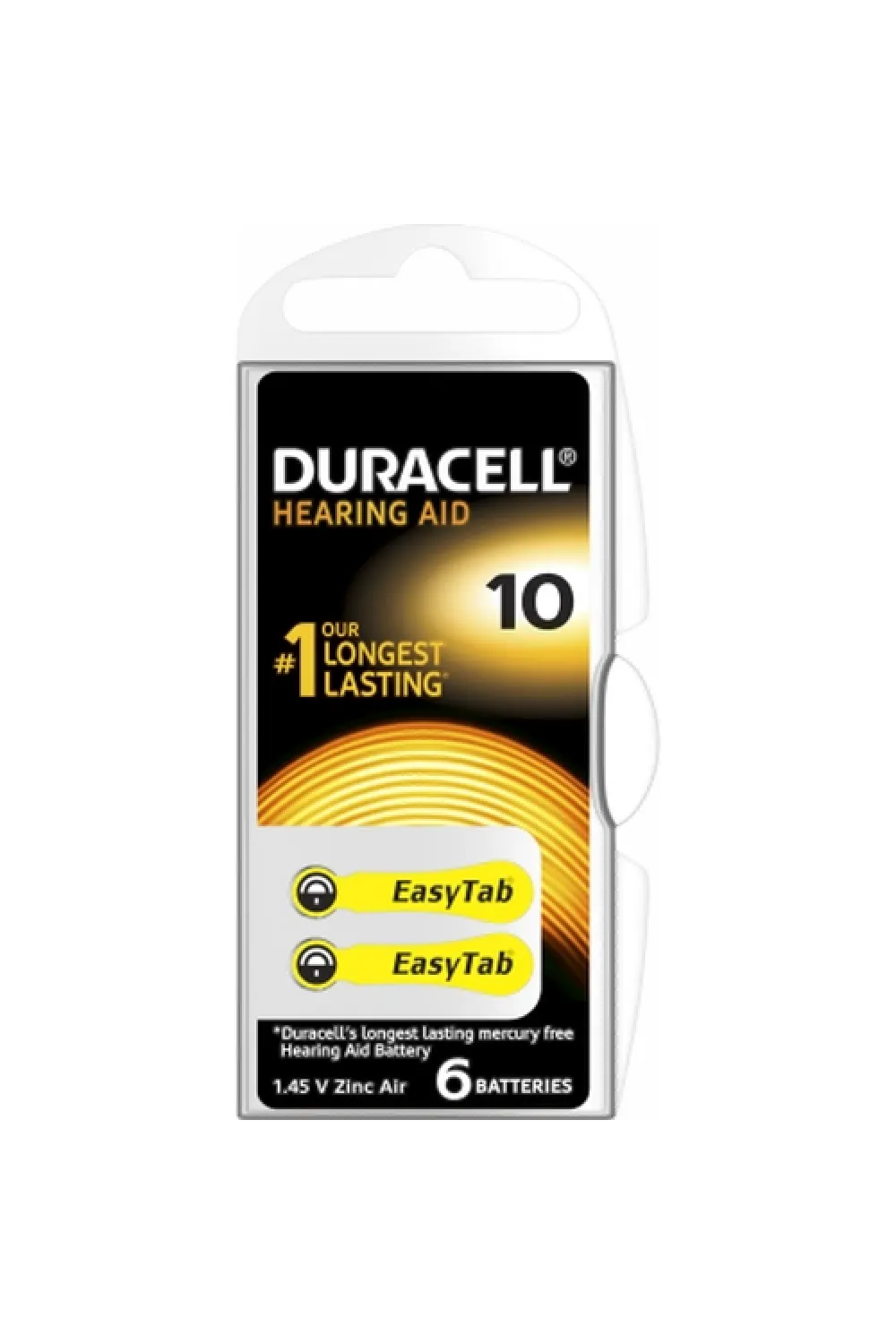 Duracell 10 İşitme Cihazı Kulak Pili 6 Pil 1 Kutu