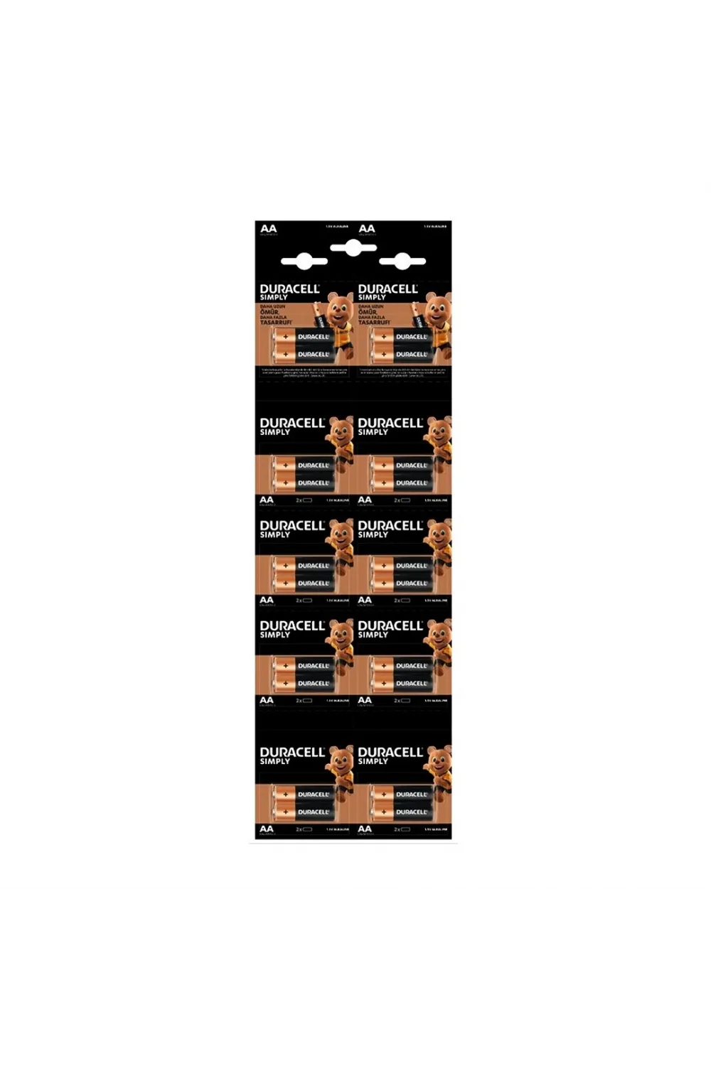 Duracell Aa Kalem Pil Alkalin 20 Pcs IEGAF1F