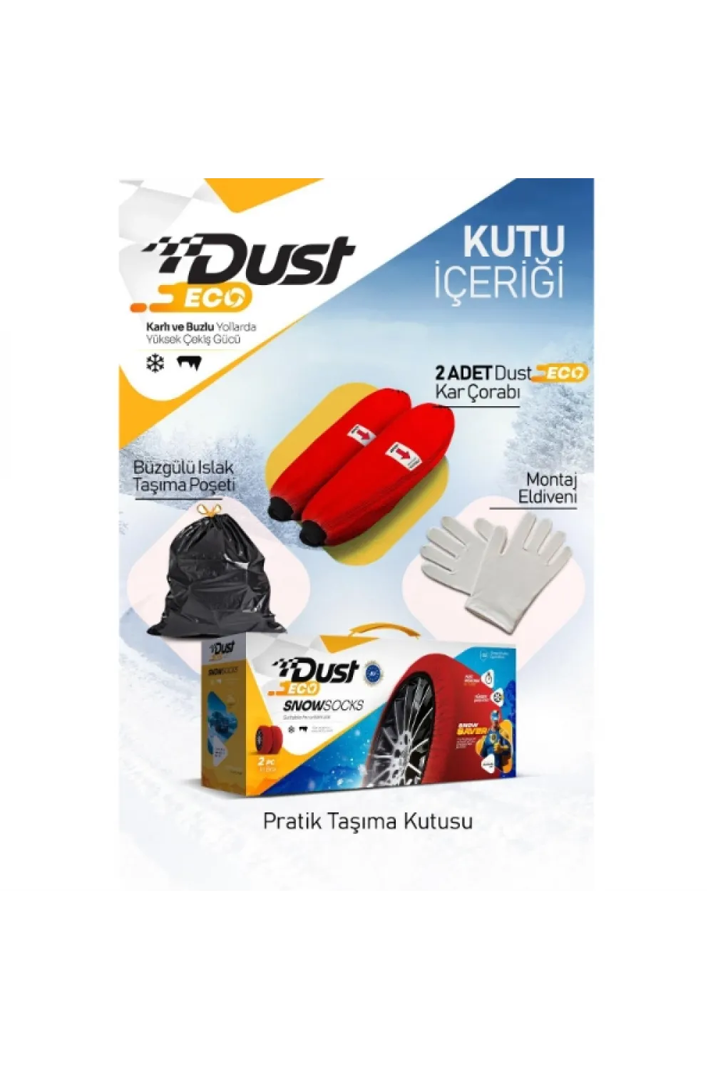 Dust Eco Kar Çorabı
