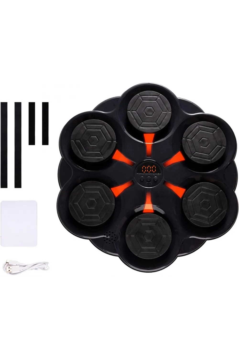 Duvar Boks Makinesi Müzikli Bluetooth Hoparlör Özellikli Led Işıklı Ritimli 9 Mod Seviye Ayarlı Box