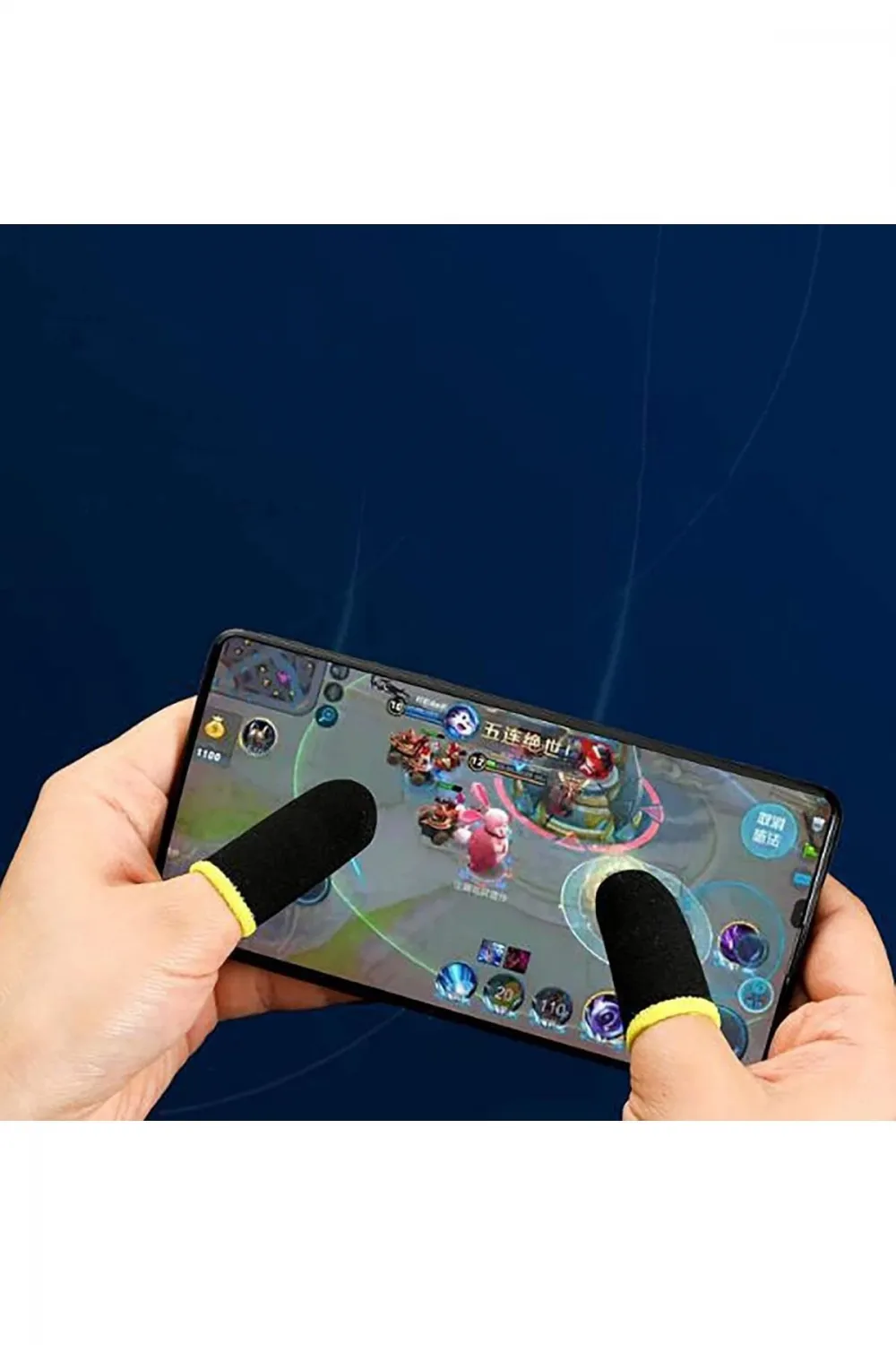 E-spor Parmak Eldivenleri 4lü - Pubg Oyun Eldiveni Ter Geçirmez 2 Çift - 4 Parmaklık