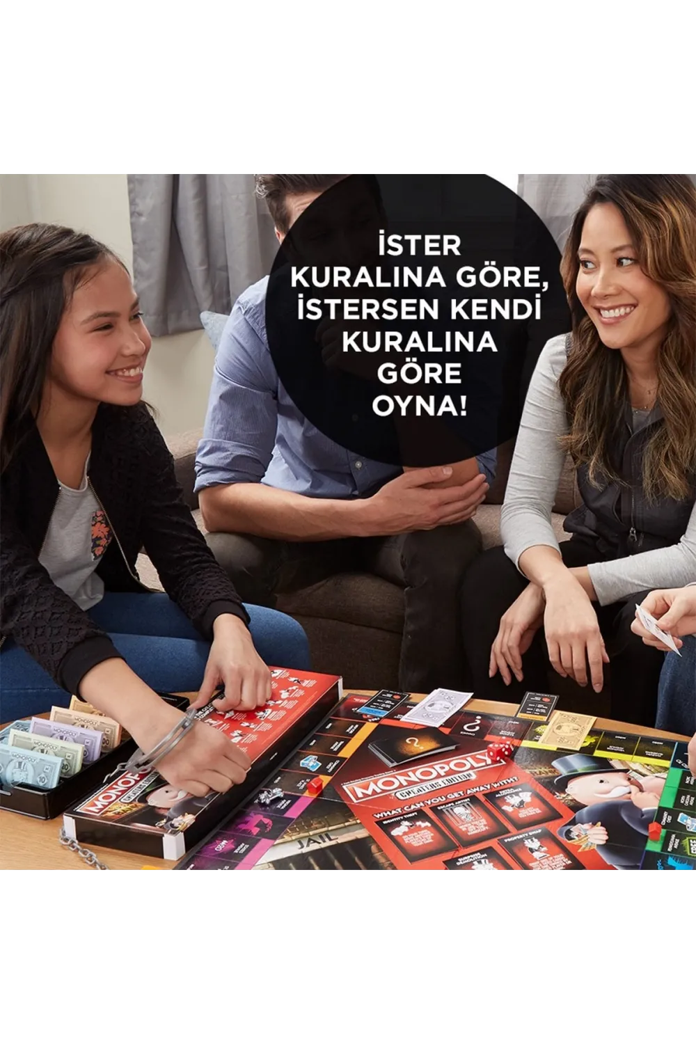 E1871 Hasbro Gaming - Monopoly Cheaters Edition +8 yaş