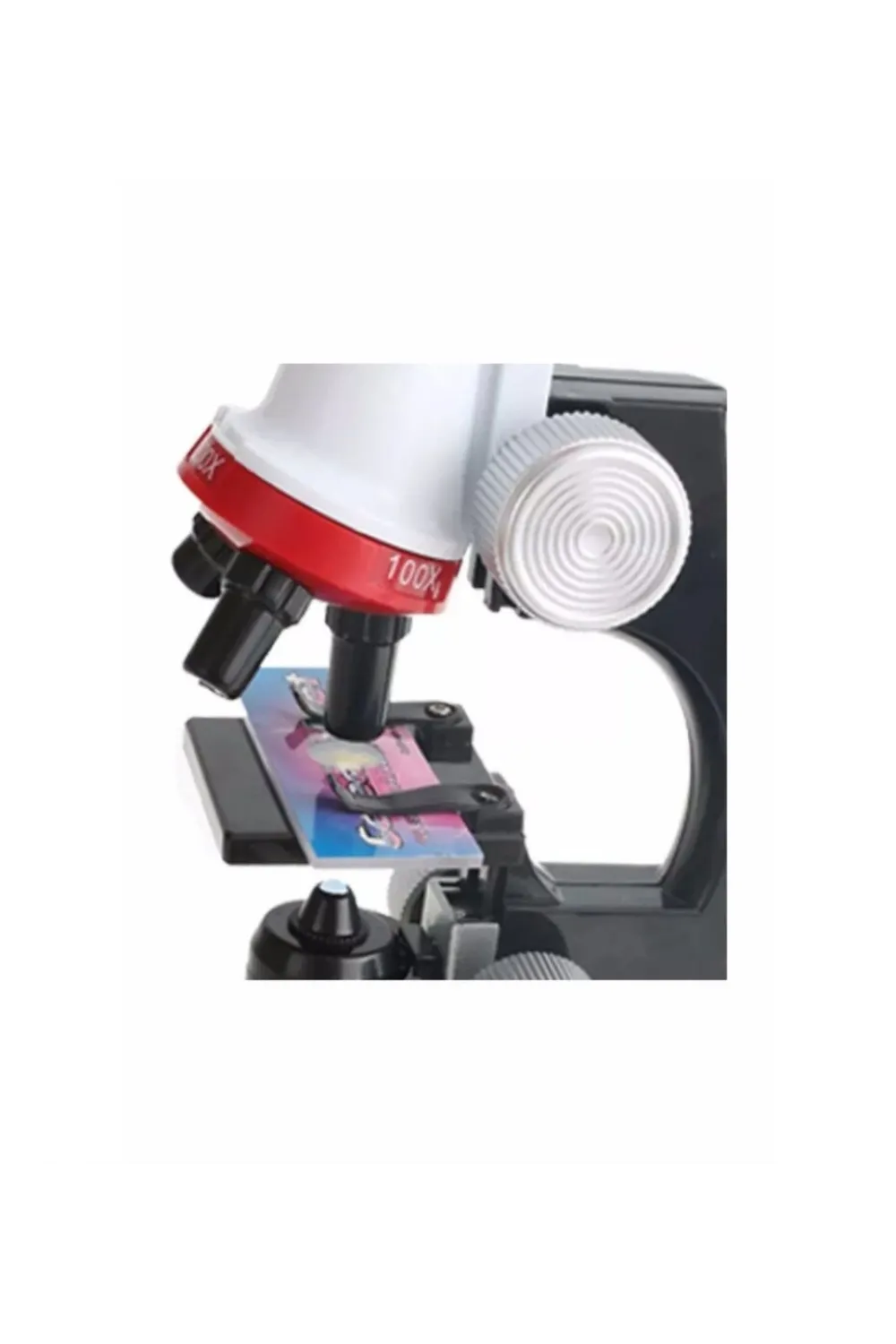 Eğitici Mikroskop Kiti Zoom Led Işıklı 100X 400X 1200X St1200X