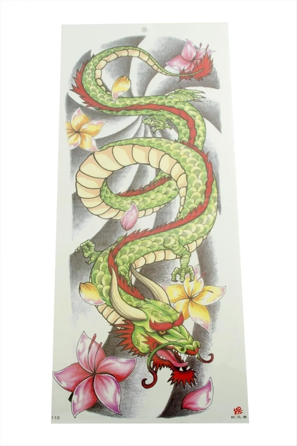 Ejderha Tattoo Kol Dövme Sticker
