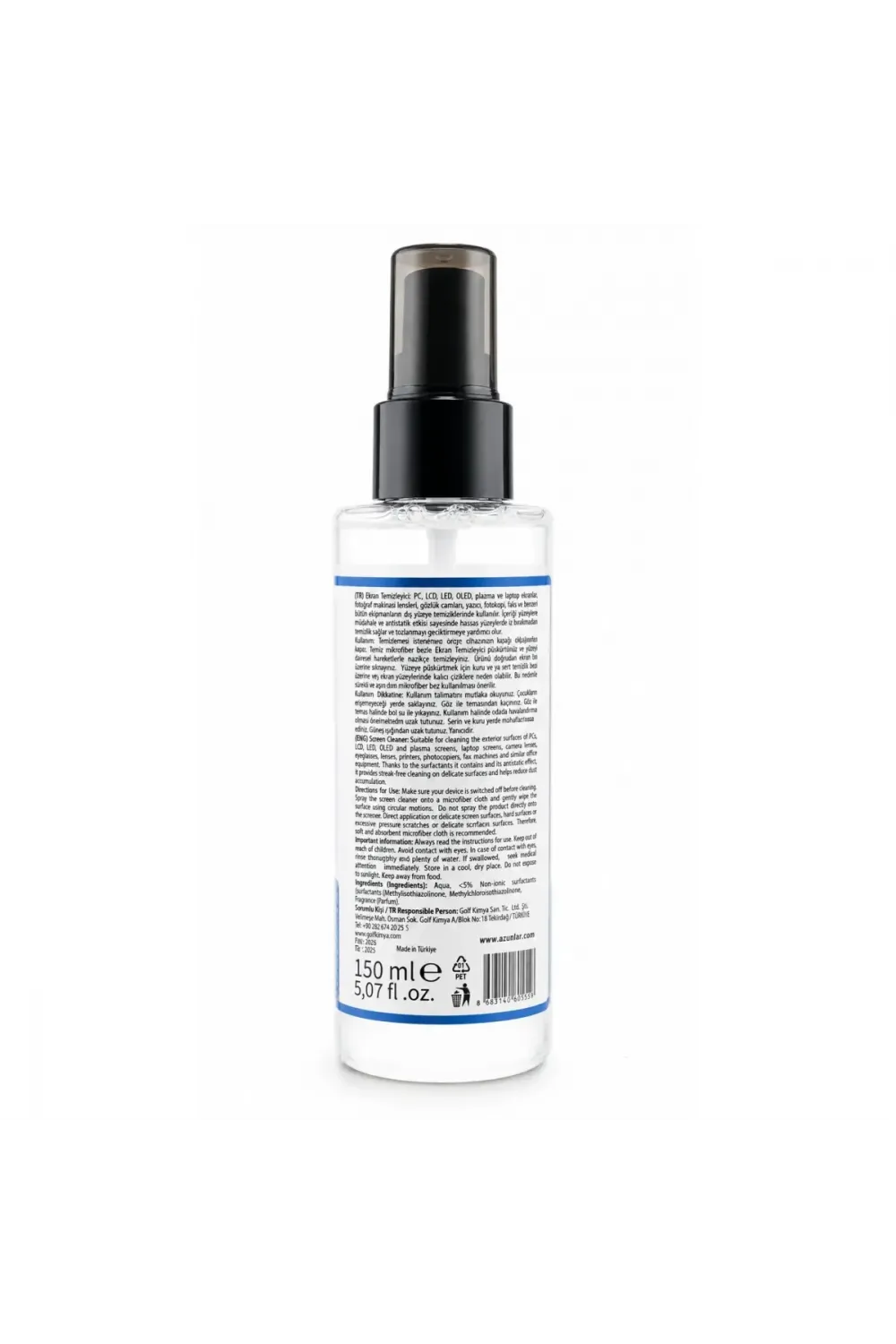 Ekran Temizleme Sprey 150 ml