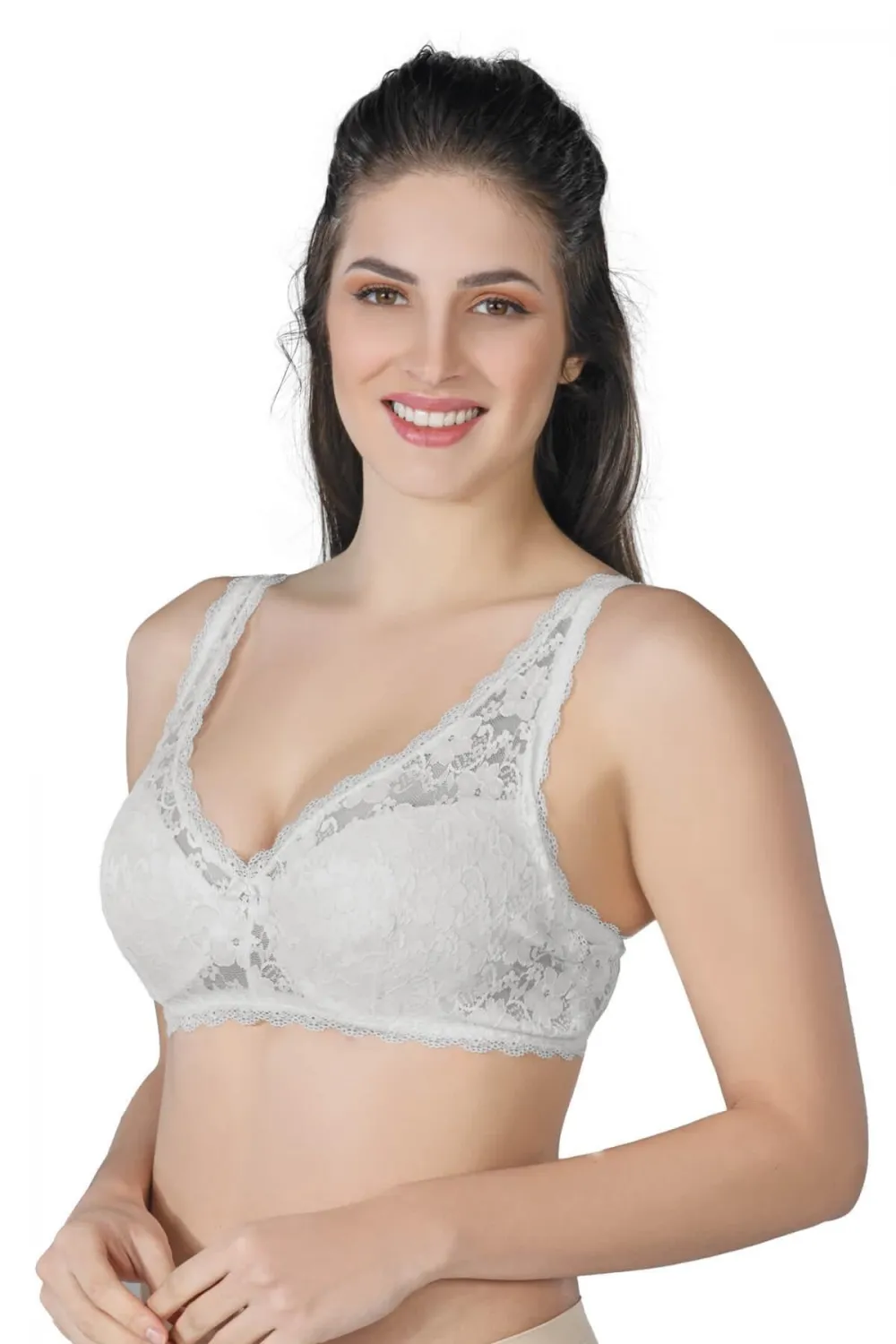 ieg™ EKRU MI  188 B Pedli Dantelli Telli Toparlayıcı Sütyen