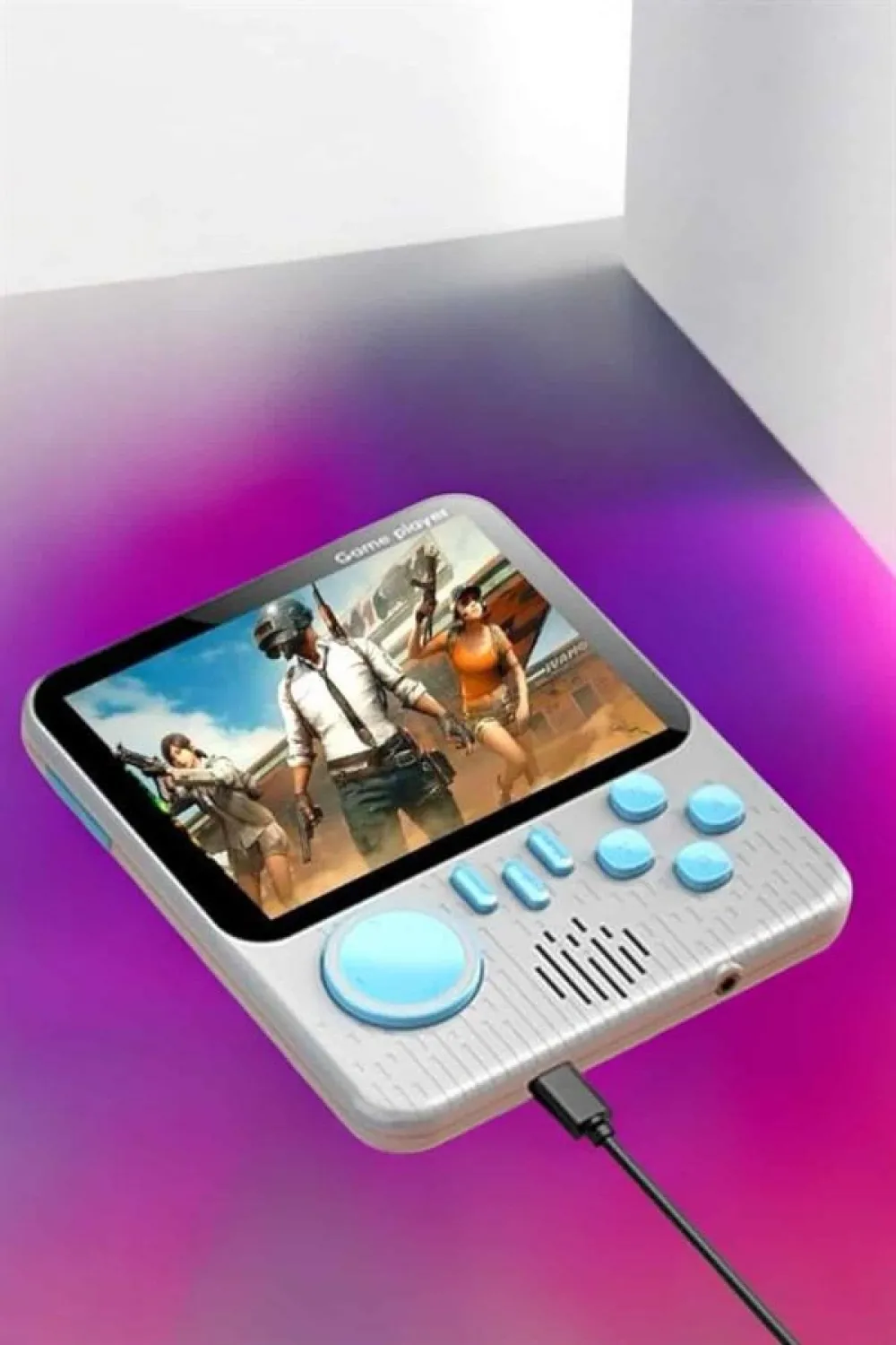 El Atarisi 3.5 İnç Ekran Çift Konsol 666 Adet Retro Oyun Gamepad
