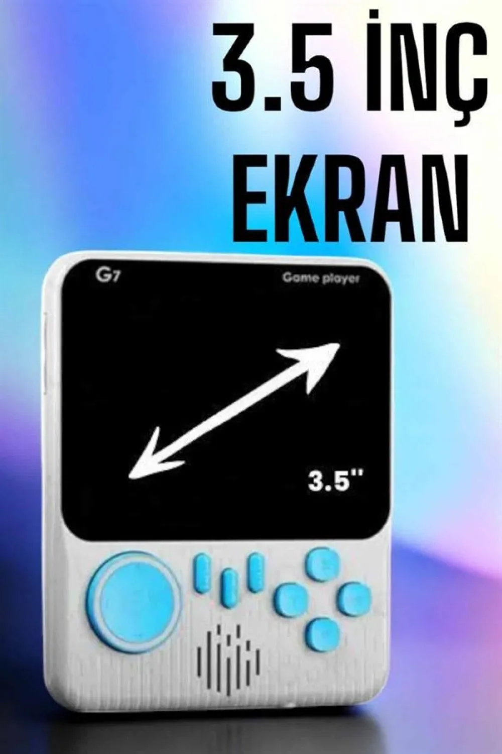 El Atarisi 3.5 İnç Ekran Çift Konsol 666 Adet Retro Oyun Gamepad