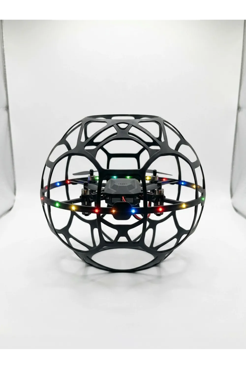 El Hareketi Kontrollü Futbol Topu Tasarımlı Drone Led Işıklı