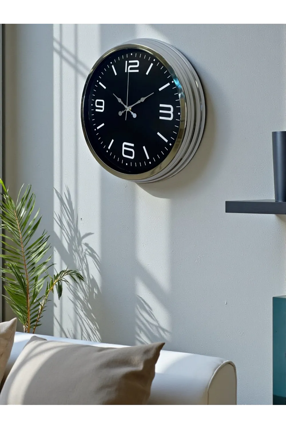 Elegance 40 Cm Metal Büyük Rakamlı Modern Tasarım