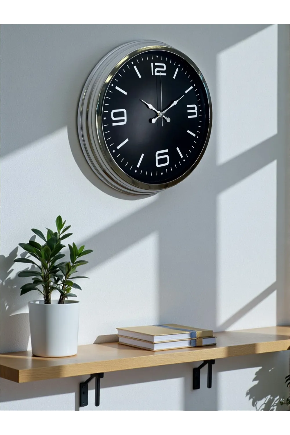 Elegance 40 Cm Metal Büyük Rakamlı Modern Tasarım