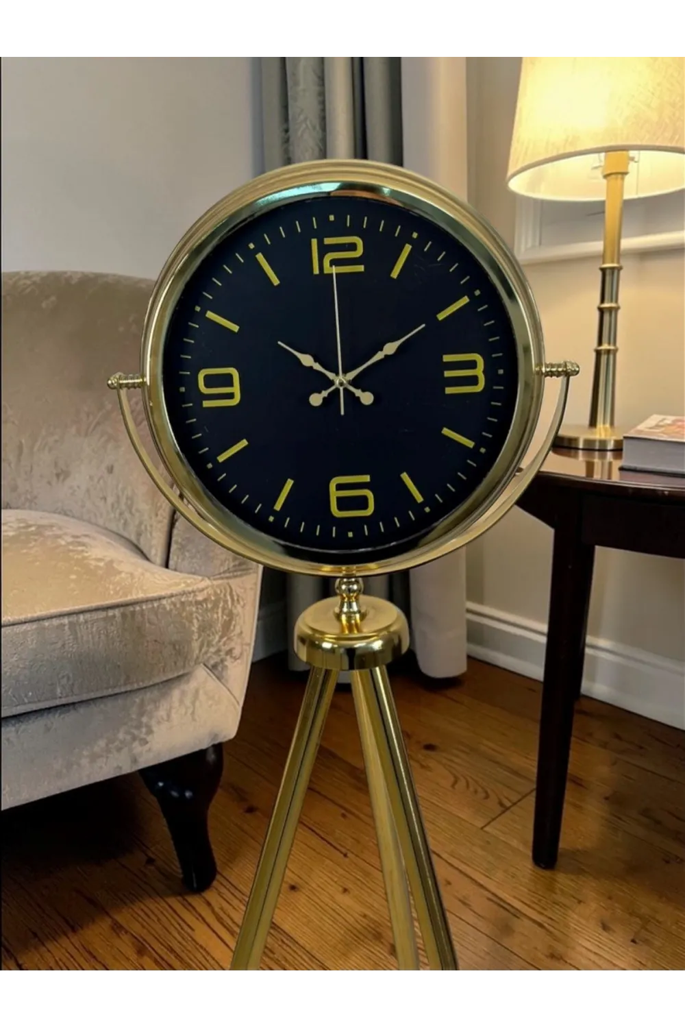 Elegance Tripod Gold Ayaklı Saat