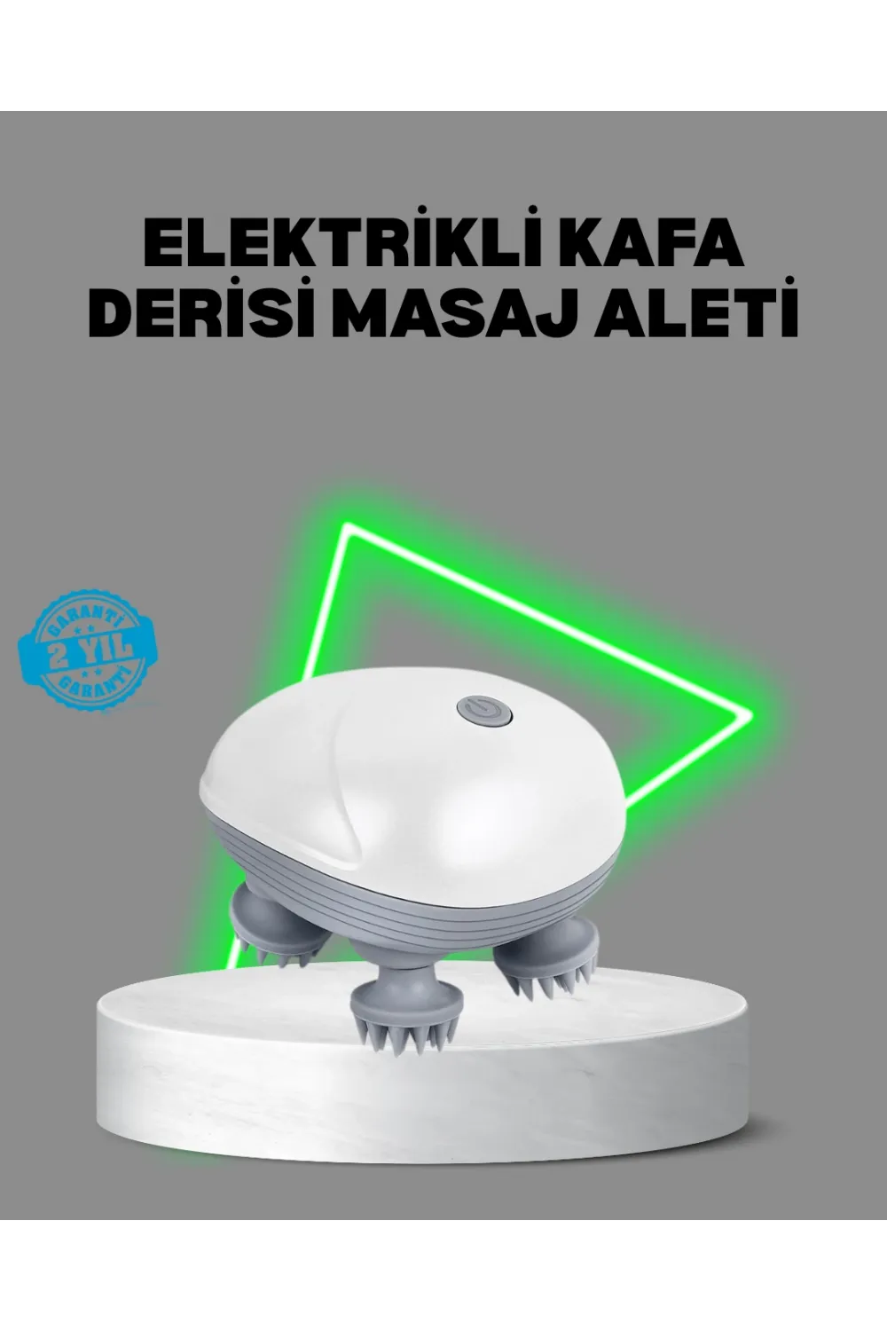 Elektrikli Kafa Derisi Masaj Aleti Islak Ve Kuru Kullanım