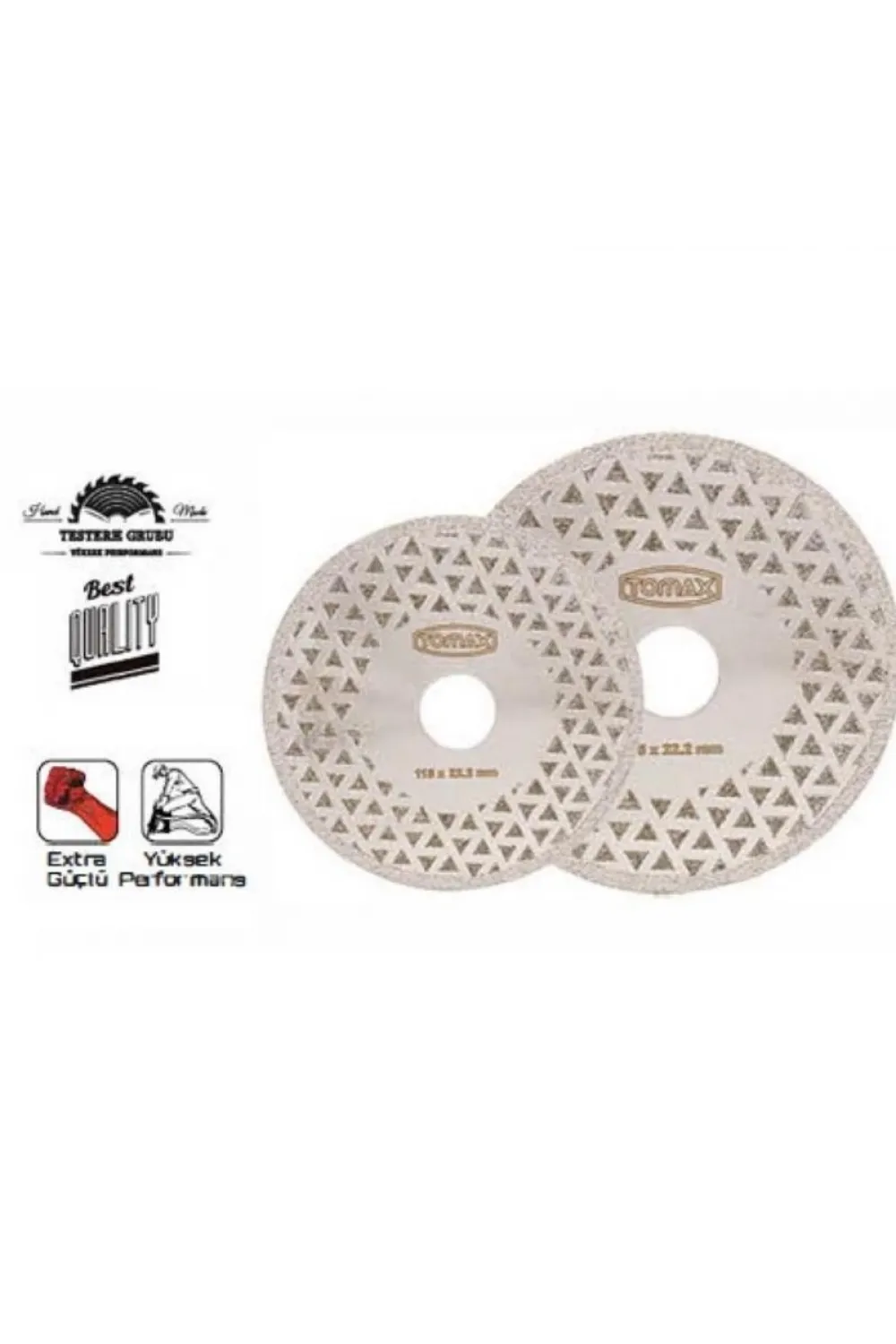 Elektrolize Elmas Kesici Flanşlı Disk - 180 mm
