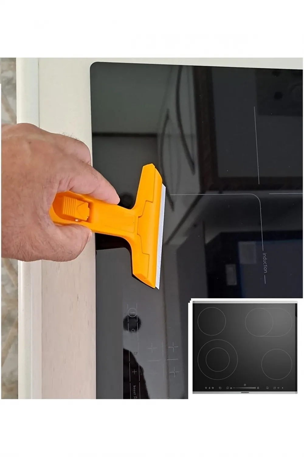Eltos Çok Fonksiyonlu Profesyonel Cam Kazıma Bıçağı 2 Adet Yedek Bıçak Hediyeli