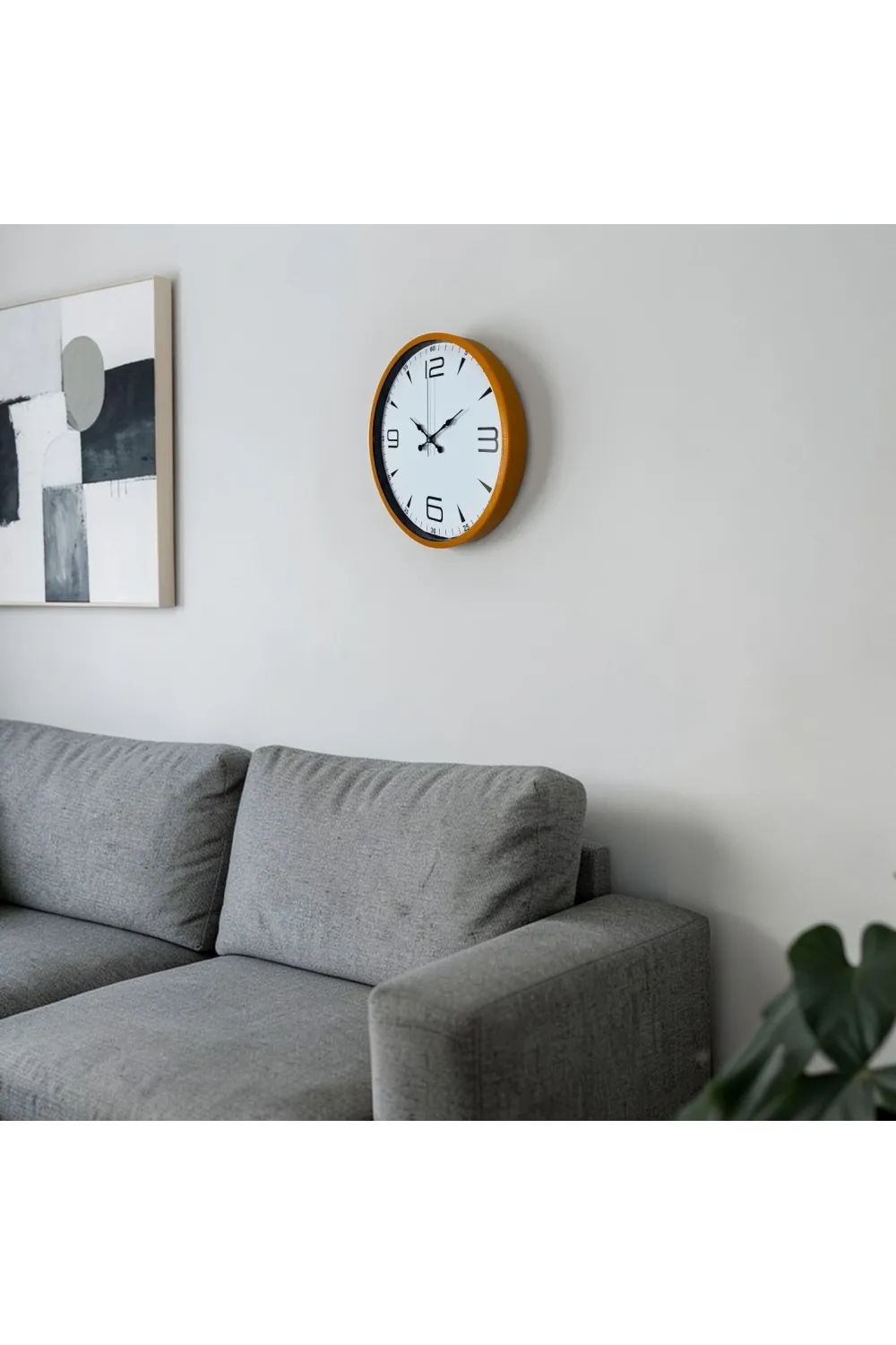 Energy Turuncu 36 Cm Duvar Saati