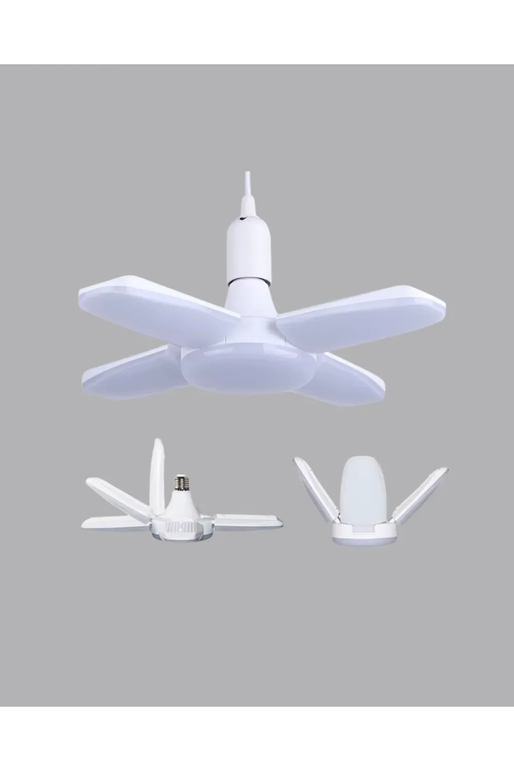 Enerji Tasarruflu Led Ampül 60 Watt 4 Kollu Beyaz Işık