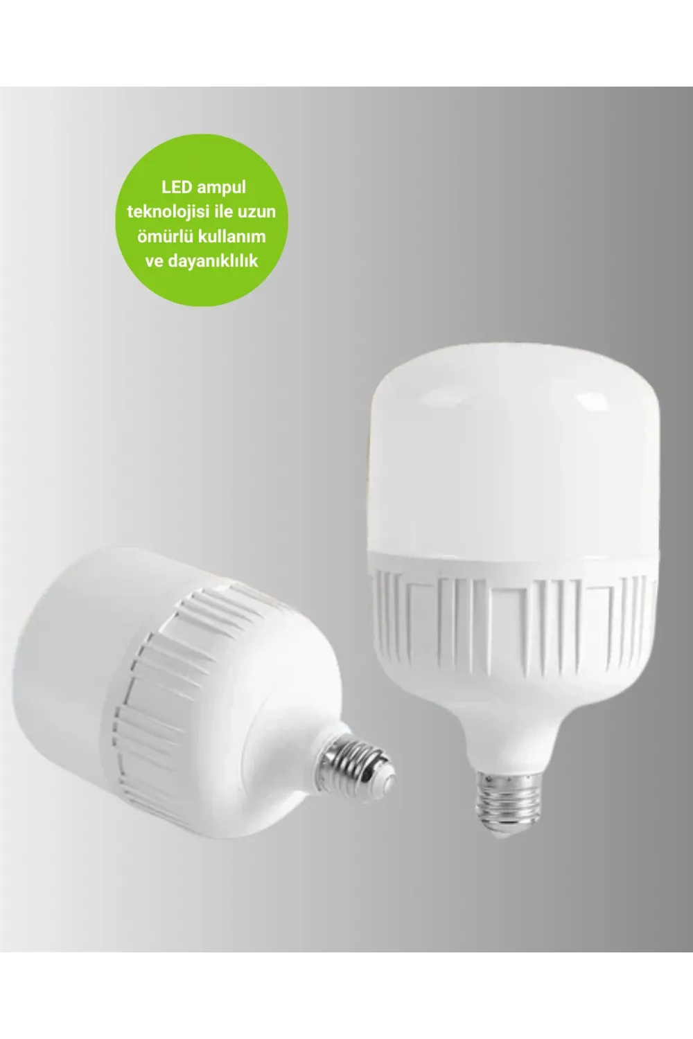 Enerji Tasarruflu Şarjlı Led Ampul 30w Beyaz Işık