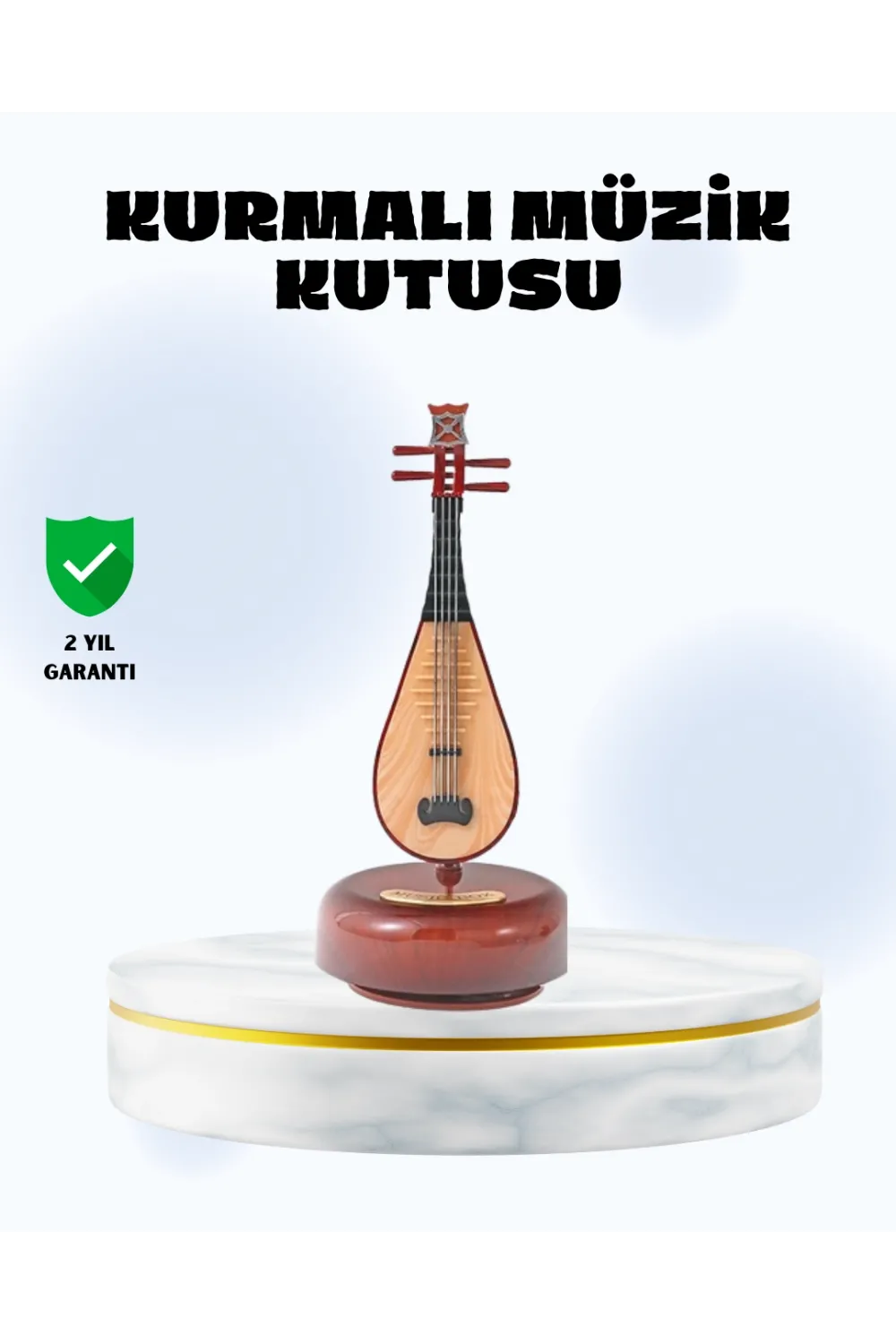 Enstrüman Şeklinde Müzik Kutusu Lüt Tasarım Melodious Music