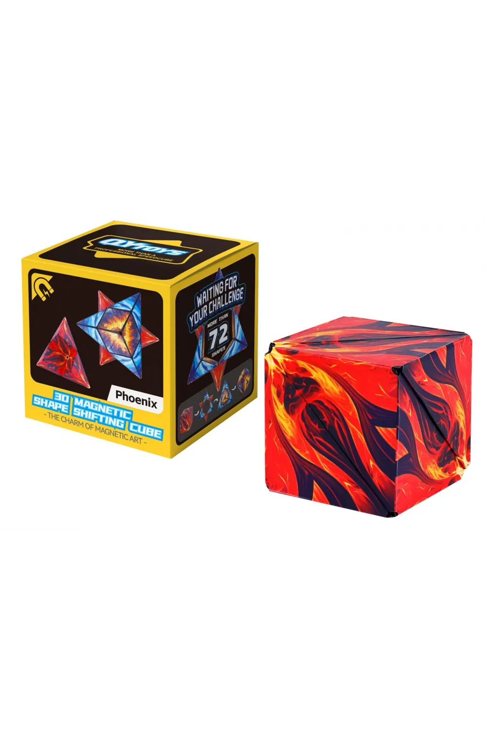 EQY10021 QY 3D MAGNETİC SHAPE SHİFTİNG CUBE PHOENİX