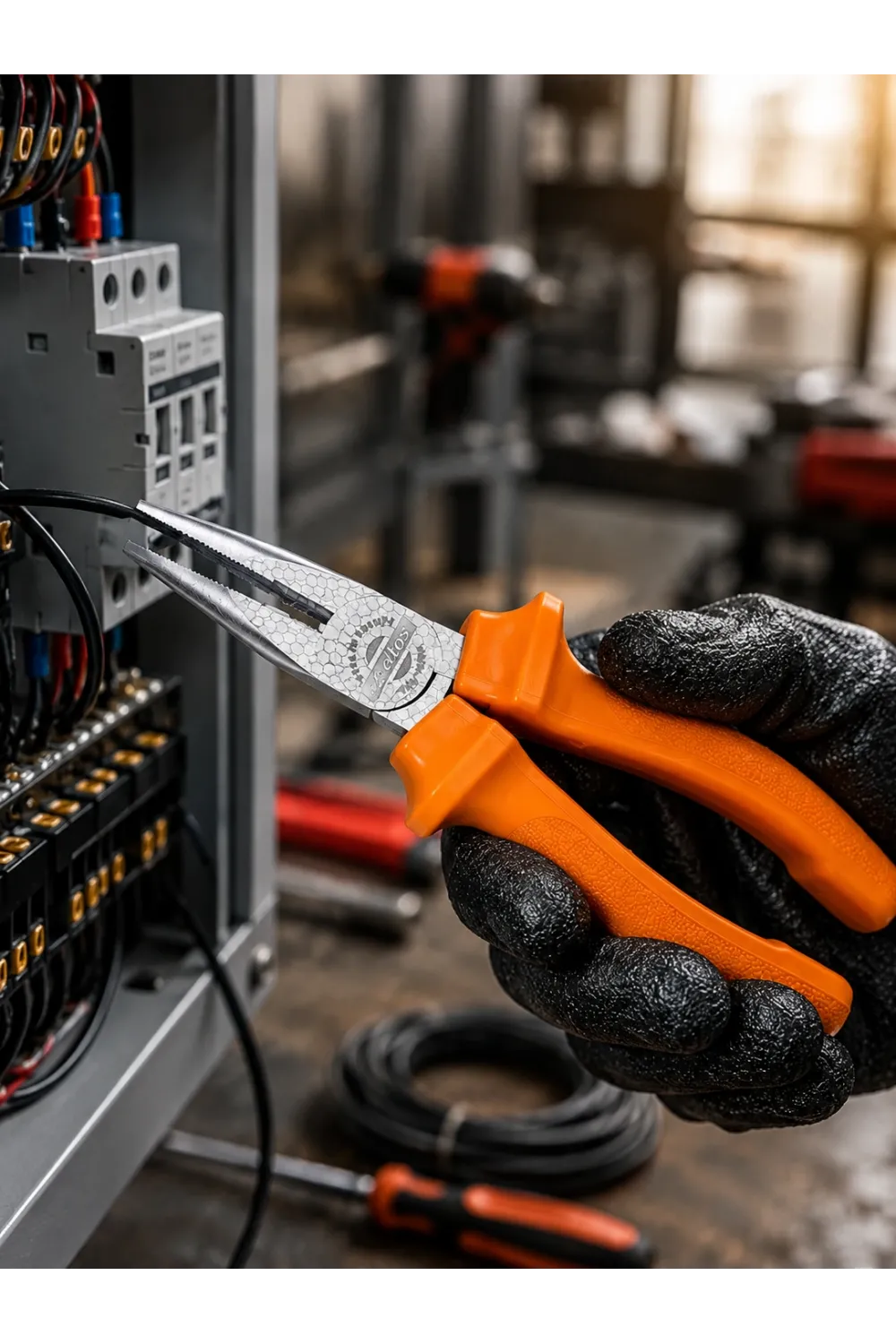 Ergonomik Saplı Profesyonel Kargaburun Dayanıklı Dövme Çelik Gövde