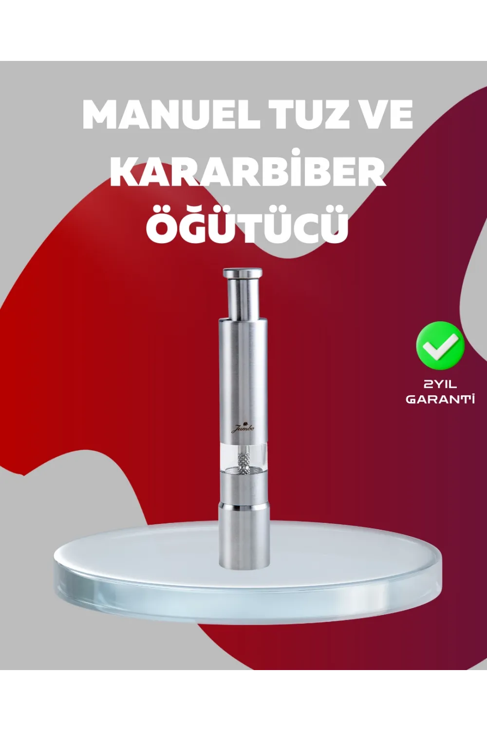 Ergonomik Tasarımlı, Nem Geçirmez Kapaklı Baharat Öğütücü