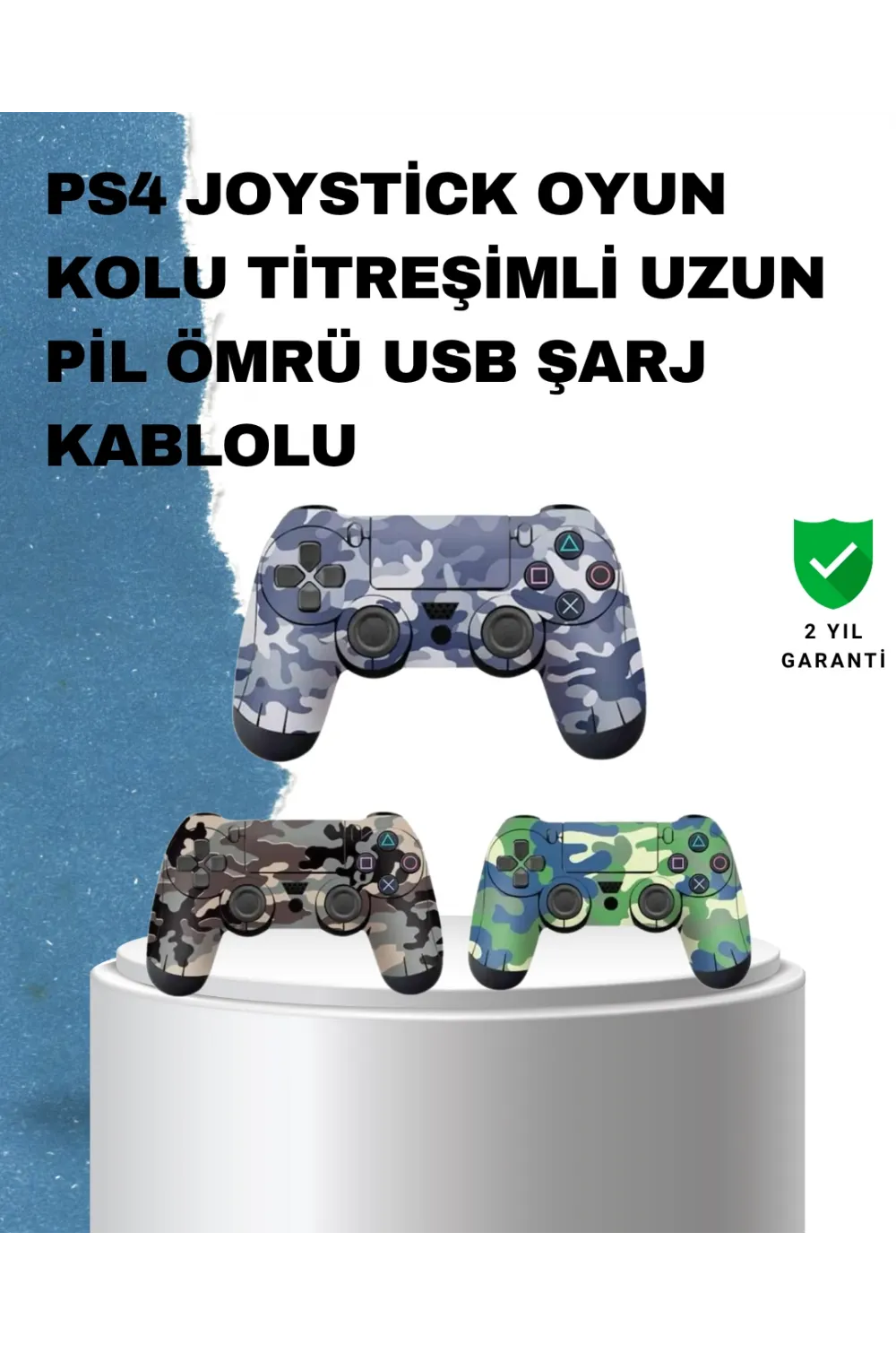 Ergonomik Tasarımlı Oyun Kolu – Hassas Tetikler Ve Analog Stickler