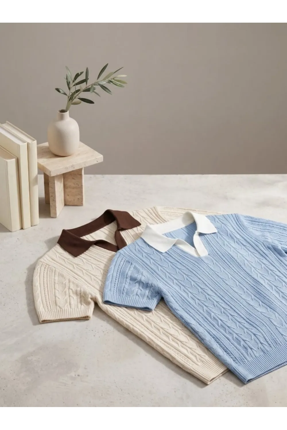 Erkek 2li Paket Desenli Kısa Kollu Pamuk Triko Tişört